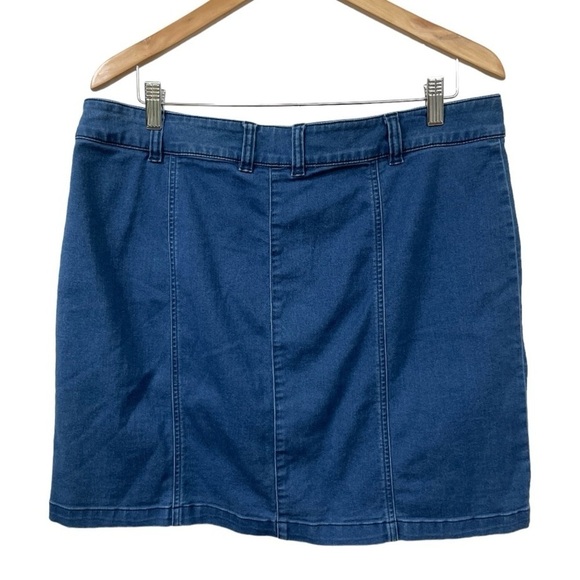 Adventura Women’s Organic Denim Skirt Size 12 - Picture 2 of 7